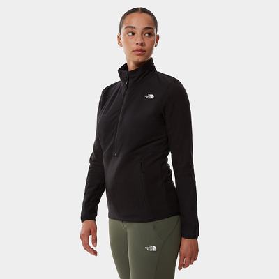 Mikiny The North Face Diablo Stredná Vrstva Quarter-Zip Fleece Damske Čierne | THC-670231