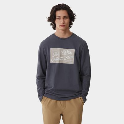 Tricko The North Face IMAGE IDEALS LONG-SLEEVE Panske Siva | FGI-309415